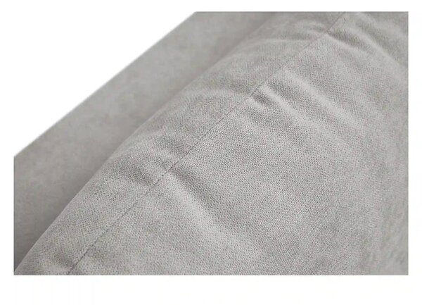 Canapea extensibila SUN, stofa catifelata gri - Enjoy New 45, 193x92x9