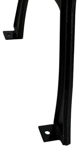 Bancă grădină SOLE 125x52x74 cm din lemn, oțel și PVC
