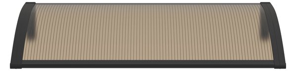 Copertină PREMIUM 40x60 cm, placă 6 mm dintr-o bucată – Negru/Bronz