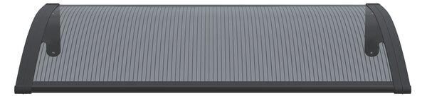 Copertină PREMIUM 60x60 cm, placă 6 mm dintr-o bucată – Negru/Antracit