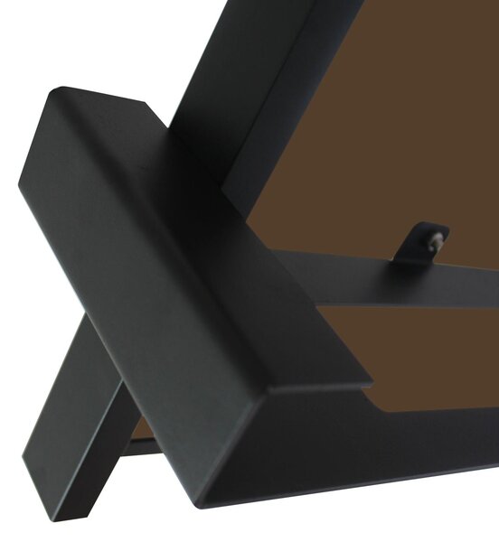 Copertină JAN PRO 140x100 cm din oțel și plexiglas – Negru/Bronz