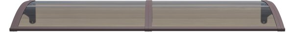 Copertină ECO 200x60 cm din policarbonat – Maro/Bronz