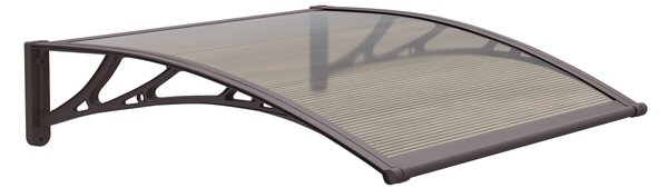 Copertină PREMIUM 40x60 cm, placă 6 mm dintr-o bucată – Maro/Bronz