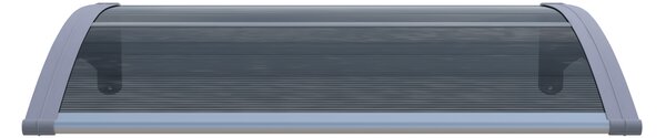 Copertină ECO 120x100 cm din policarbonat – Gri/Antracit