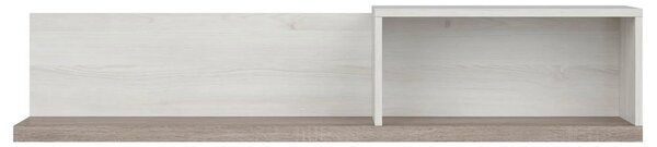 Raft LUCA JUZI, zada sibiu deschis/stejar sonoma, PAL laminat, 141x31x