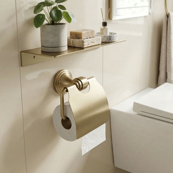 Suport hârtie igienică 1608 Aristo Brushed Gold