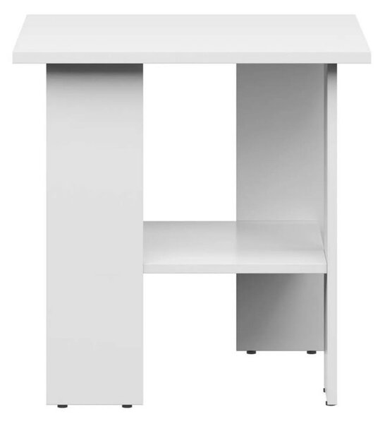 Masuta NEPO PLUS, alb, PAL laminat, 55x55 cm