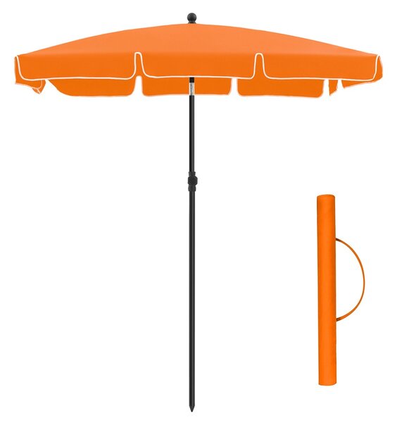 Umbrela de plaja Songmics Portocaliu 200x125x240 cm
