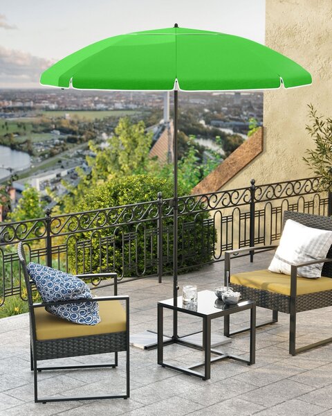 Umbrela de plaja Songmics Verde 160x160x206 cm