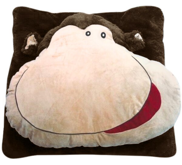 Perna pentru copii CUDDLI FRIENDS 70x70 cm plus - mai multe culori Culoare: Maro