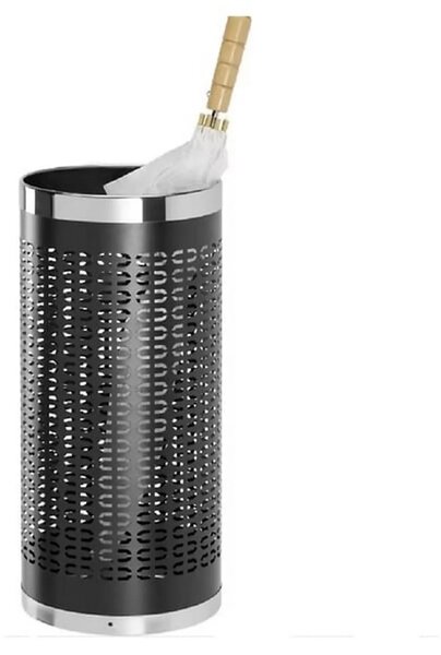 Suport umbrela JENNY, negru, metal, 23x50 cm