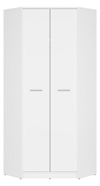 Dulap NEPO PLUS, alb, PAL, cu 2 usi, 80x80x197 cm