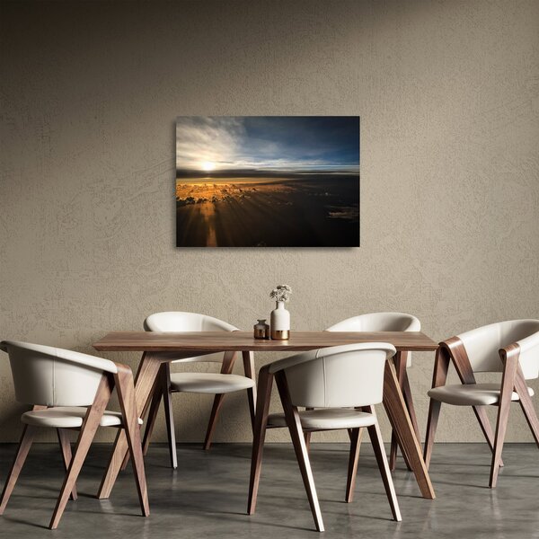 Tablou pe sticlă cu cer (70x50 cm)