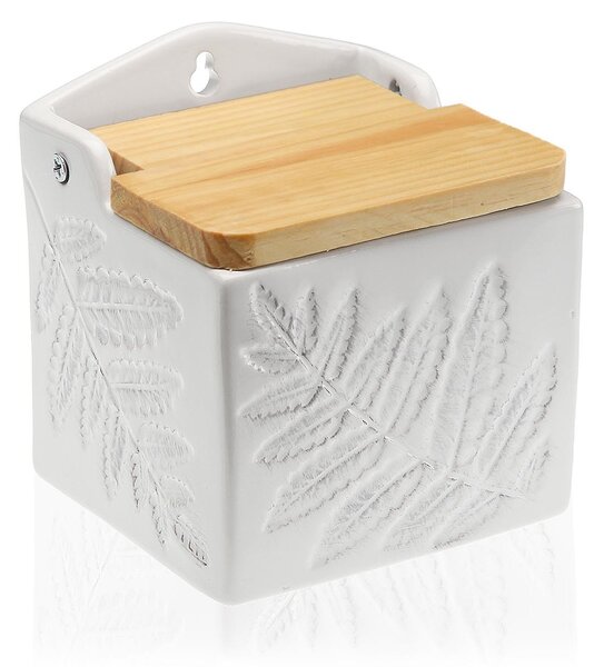 Recipient din ceramica pentru sare Versa, alb