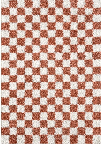 Covor crem/teracotă 80x150 cm Grida – ESTE