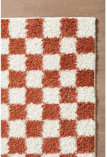 Covor crem/teracotă 80x150 cm Grida – ESTE