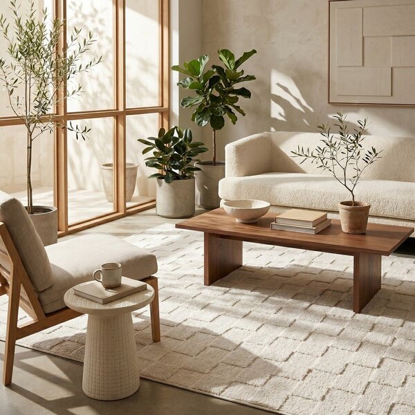 Covor crem 120x170 cm Mosaic – ESTE