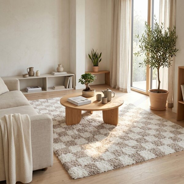 Covor bej/crem 80x150 cm Grida – ESTE
