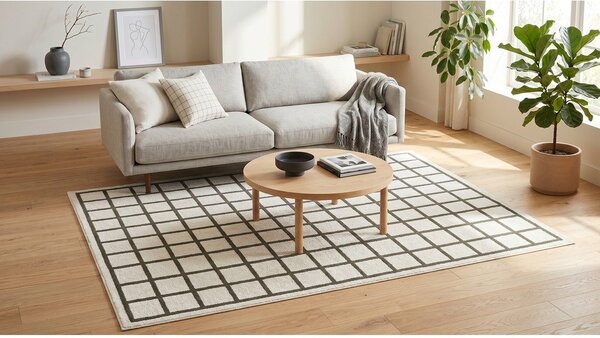 Covor verde închis/crem 120x170 cm Picnic – ESTE