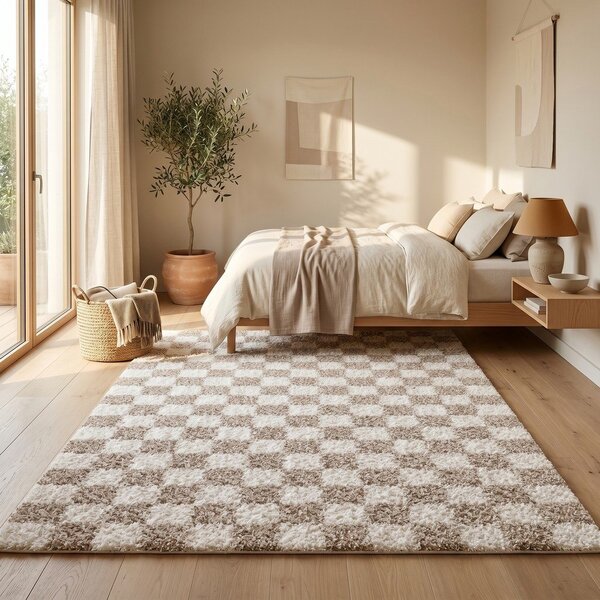 Covor bej/crem 80x150 cm Grida – ESTE