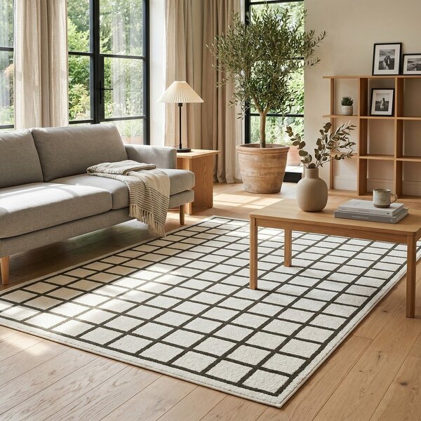 Covor verde închis/crem 120x170 cm Picnic – ESTE