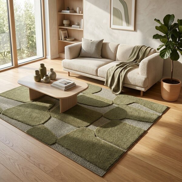 Covor verde închis 80x150 cm Cairo – ESTE