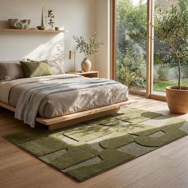 Covor verde închis 80x150 cm Cairo – ESTE