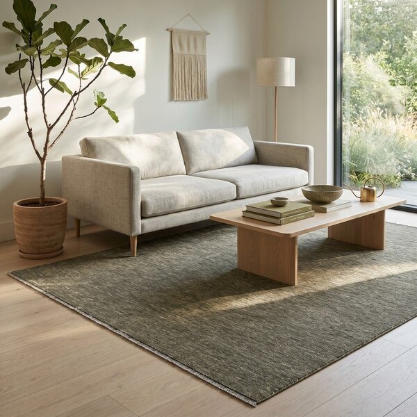 Covor verde închis 160x230 cm Puro – ESTE