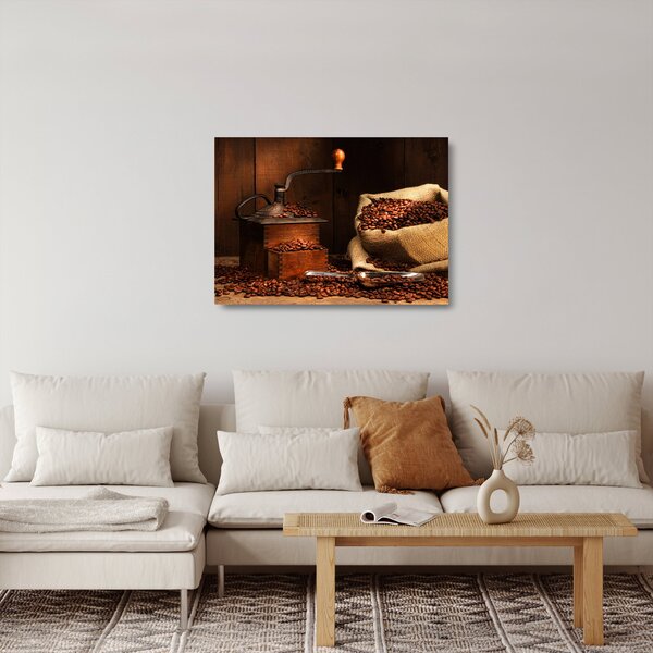 Tablou pe sticlă cu cafea (70x50 cm)