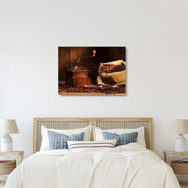 Tablou pe sticlă cu cafea (70x50 cm)