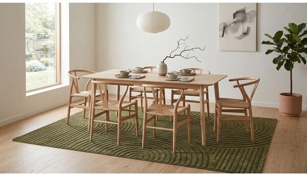 Covor verde închis 120x170 cm Whirl – ESTE