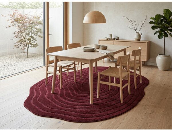 Covor burgundy 160x230 cm Pebble – ESTE