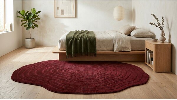 Covor burgundy 160x230 cm Pebble – ESTE