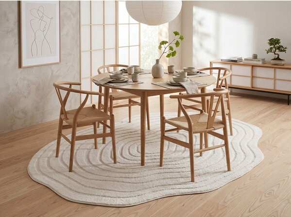 Covor crem 160x230 cm Pebble – ESTE
