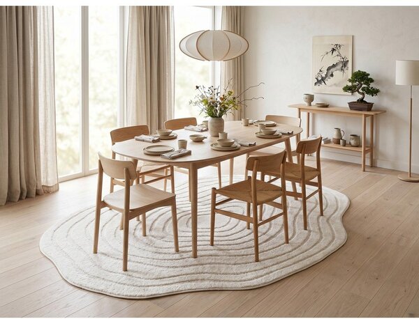 Covor crem 160x230 cm Pebble – ESTE