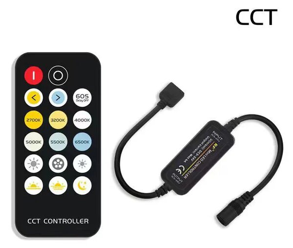 Mini-variator intensitate lumina banda LED, 12V, 72W, cu telecomanda RF
