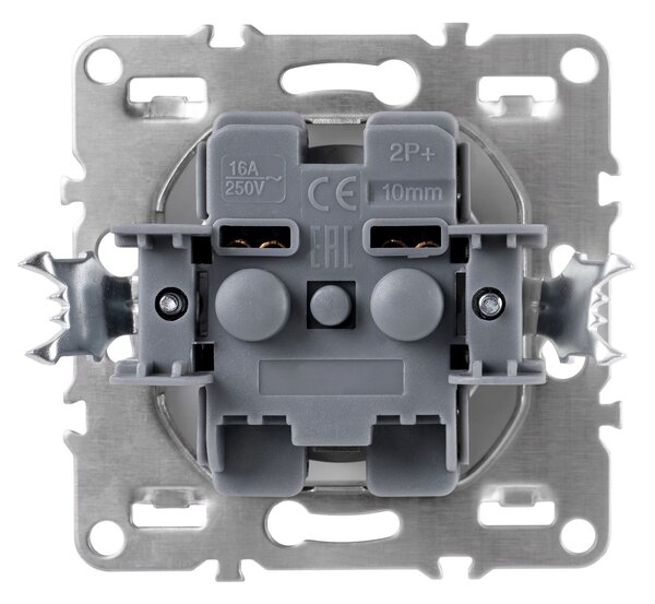 Priză simplă cu împământare OSTE JNH001-G White