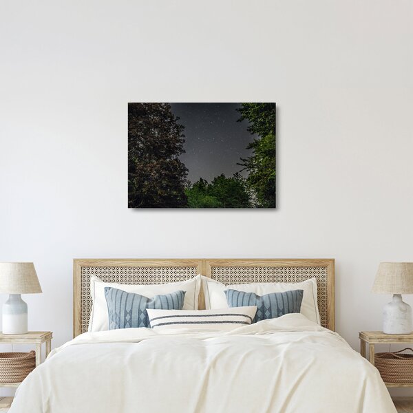 Tablou pe sticlă cu cerul nocturn (70x50 cm)