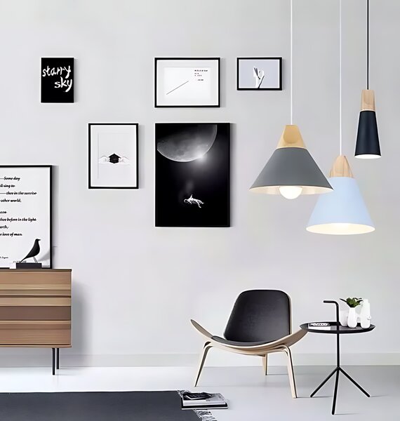 Lampa DE TAVAN SCANDI B alb