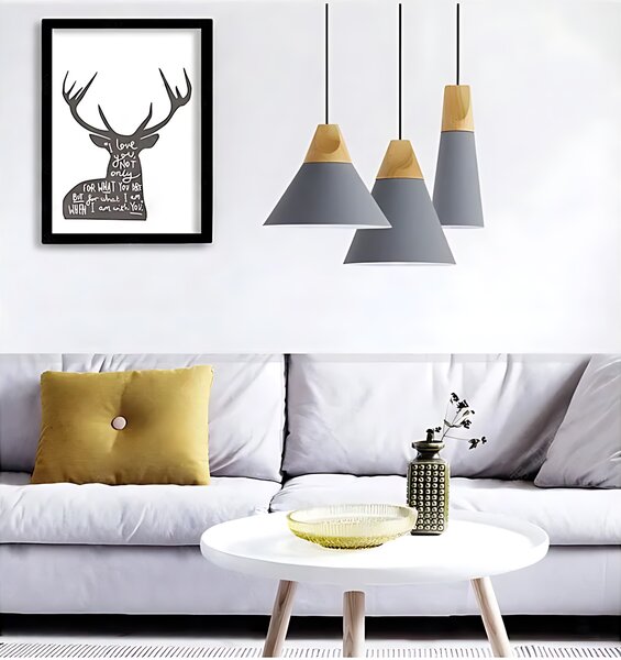Lampa DE TAVAN SCANDI B alb