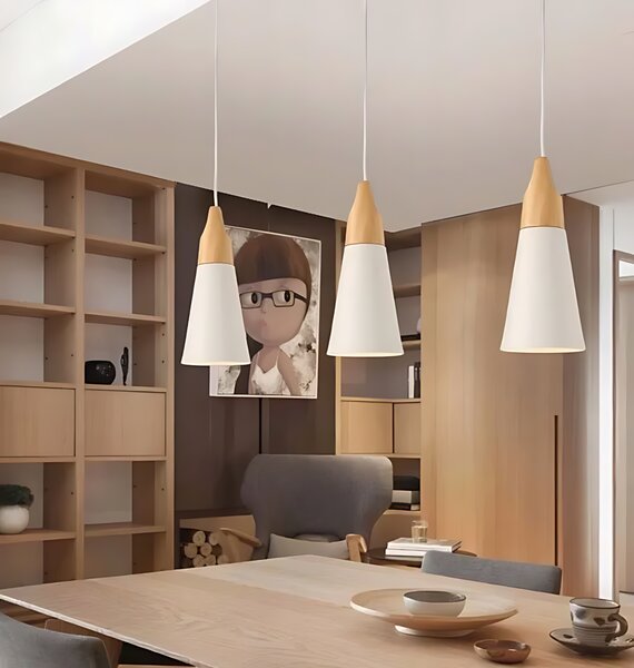 Lampa DE TAVAN SCANDI B alb