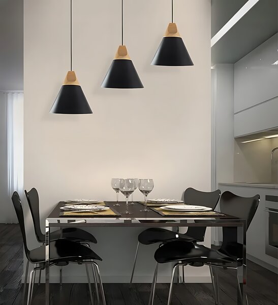 Lampa DE TAVAN SCANDI C negru