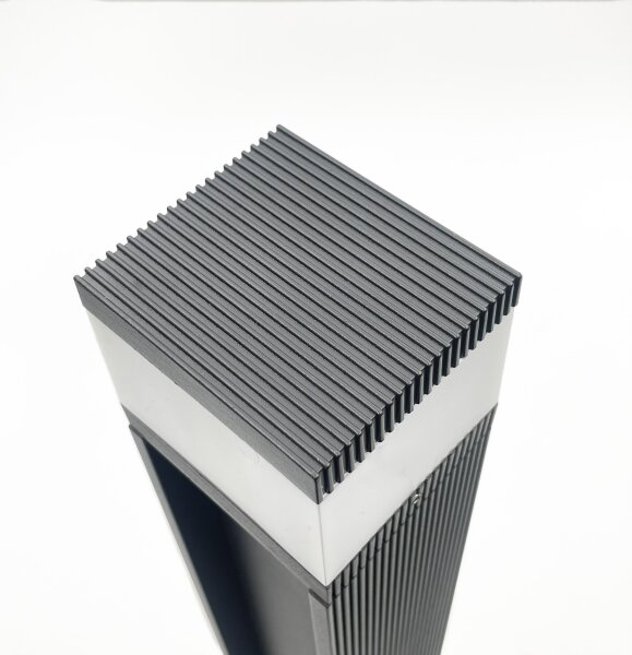 Lampă de exterior VESPER 1xG9/5W/230V IP44 50 cm neagră