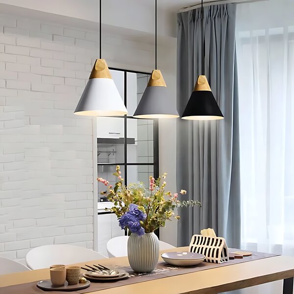 Lampa DE TAVAN SUSPENDABILA Scandi A alb