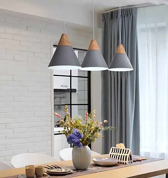 Lampa DE TAVAN SUSPENDABILA Scandi A alb