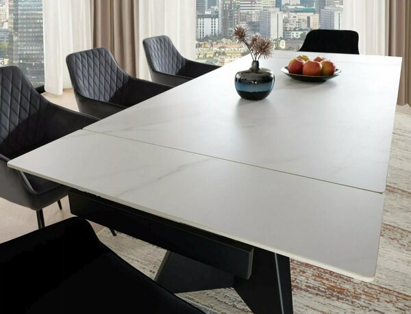 Scaun de sufragerie MARLO VELVET negru