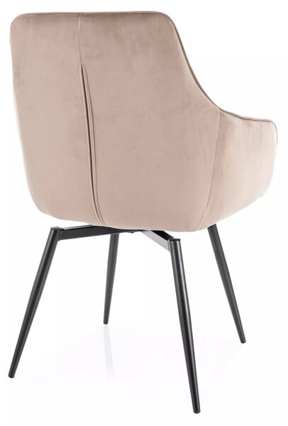 Scaun de dining MARLO VELVET bej