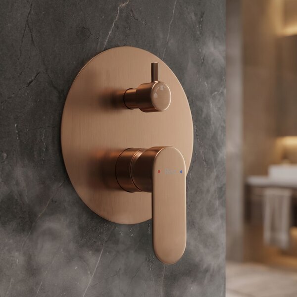 Set de dus incastrat Rea Drop Brush Copper + BOX