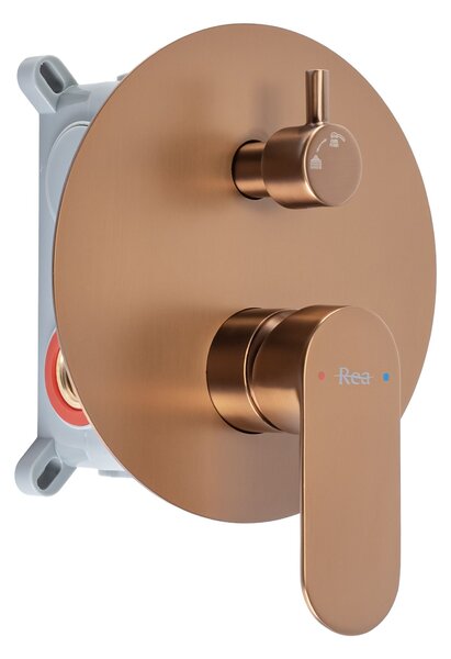 Set de dus incastrat Rea Drop Brush Copper + BOX