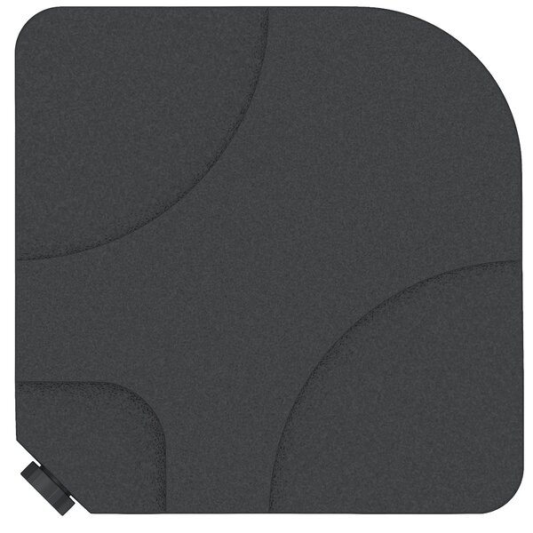 Outsunny Set de 4 Baze Umbrelă de Grădină din Plastic Rezistent la Apă 50x50x7.5cm pentru Stabilitate | Aosom Romania